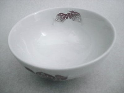 画像2: バラ絵ご飯茶碗　ピンク　【有田焼　文山窯】