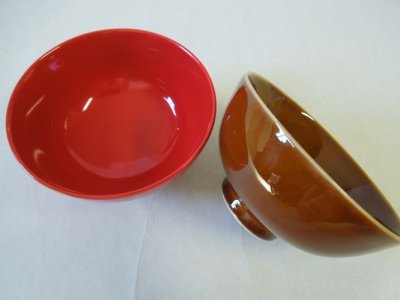 画像1: 飴釉丸お茶碗［有田焼］