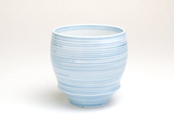 画像1: 【有田焼匠の蔵】SAKE GLASS　糸（丸） (1)