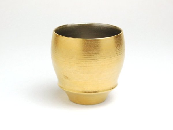 画像1: 【有田焼匠の蔵】SAKE GLASS　金閣（丸） (1)