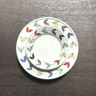 売りつくし】有田焼 つわの葉型葉向付陶器皿※4枚セット