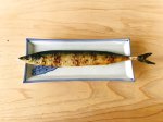画像2: 笹の葉焼魚長角皿◆アウトレット◆ (2)