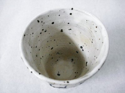 画像1: タコ唐草フリーカップ　【陶器 子の日窯】
