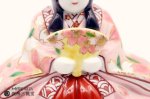 画像12: 【有田焼】 錦桜絵 雛人形 ぼんぼり付 (12)